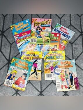 Vtg 90s Archie's Comics, Betty and Veronica, Pals n Gals Double Digest Lot of 9